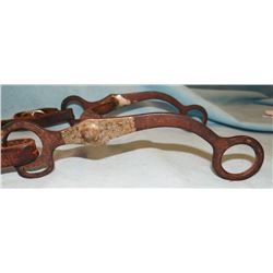 Kelly silver mtd curb bit, older