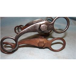 2 North & Judd iron bits