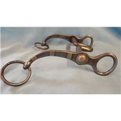 Buermann unmarked silver mtd curb bit