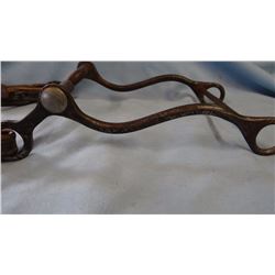 Iron Crockett bit with silver spots