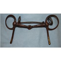 Unusual iron snaffle bit
