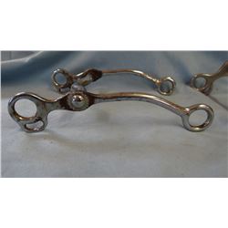 2 Kelly silver mtd bits, one stainless stee