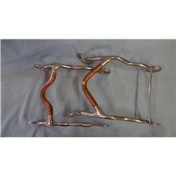 2 Tramel bits, copper curbs