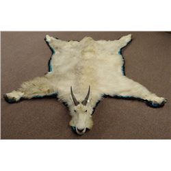 Mount Goat Rug Mountain Goat rug mount