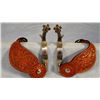 Image 1 : Nocona McChesney nickel mtd. spurs, mint!