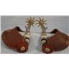 Image 1 : Crockett Sandollar pattern spurs, ca. 1940's