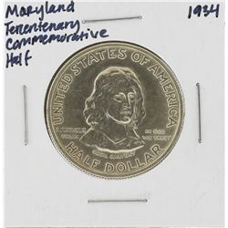 1934 Maryland Tercentenary Commemorative Half Dollar Coin