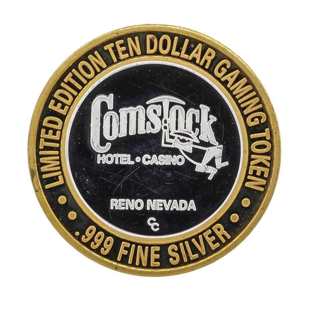 .999 Silver Comstock Hotel and Casino 10 Casino Gaming Token Limited