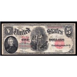 1907 $5 Woodchopper Legal Tender Note