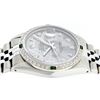 Image 7 : Mens Rolex Stainless Steel Meteorite Diamond and Emerald Datejust Wristwatch