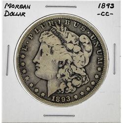 1893-CC $1 Morgan Silver Dollar Coin