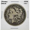 Image 1 : 1893-CC $1 Morgan Silver Dollar Coin