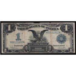 1899 $1 Black Eagle Silver Certificate Note