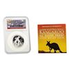 Image 1 : 2010P $1 Australia Kangaroo High Relief Silver Coin NGC PF70 Ultra Cameo