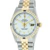 Image 1 : Rolex Mens Two Tone 1.20CT Sapphire and Diamond Datejust Wristwatch