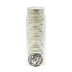 Roll of (50) 1964 Brilliant Uncirculated Roosevelt Dimes