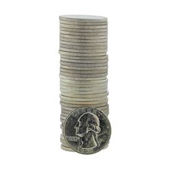 Roll of (40) 1955-D Brilliant Uncirculated Washington Silver Quarters