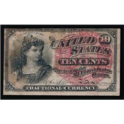March 3rd, 1863 Ten Cent Fractional Currency Note