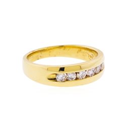 14KT Yellow Gold 0.40ct Diamond Band Ring