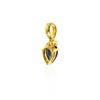 Image 3 : 10KT Yellow Gold 0.35ct Sapphire and Diamond Pendant