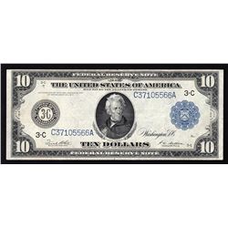 1914 $10 Large Size Federal Reserve Note