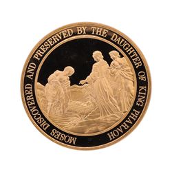 Franklin Mint Thomason Medallic Bible Proof Bronze Medal