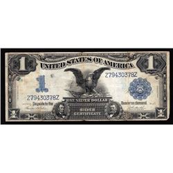 1899 $1 Black Eagle Silver Certificate Note
