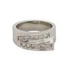 Image 2 : 14KT White Gold 0.53ctw Diamond Ring