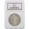 Image 1 : 1893 CC $1 Morgan Silver Dollar Coin NGC MS62