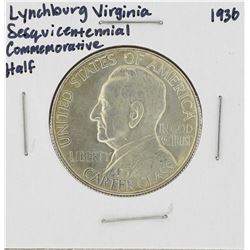 1936 Lynchburg Virginia Sesquicentennial Commemorative Half Dollar Coin