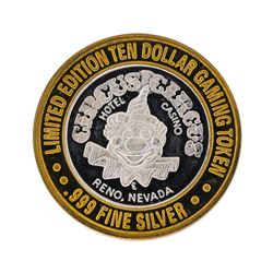 .999 Silver Circus Circus Hotel & Casino Reno $10 Gaming Token Limited Edition