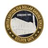 Image 2 : .999 Silver Golden Gate $10 Casino Gaming Token Limited Edition