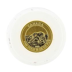 2013 $10 Canada Polar Bear Gold Coin