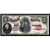 Image 1 : 1907 $5 Woodchopper Legal Tender Note