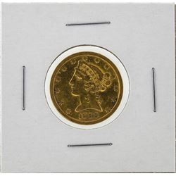 1898-S $5 Liberty Head Half Eagle Gold Coin