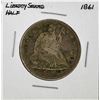 Image 1 : 1861 Liberty Seated Half Dollar SIlver Coin
