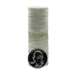 Roll of (40) 1964 Proof Washington Silver Quarters
