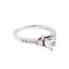 Image 1 : 14KT White Gold 0.90ctw. Heart Shaped Diamond Ring