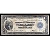 Image 1 : 1918 $1 Federal Reserve Bank Note Chicago - Hole near face