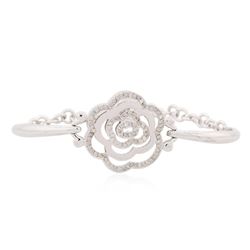 14KT White Gold 0.43ctw Diamond Bracelet