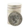 Image 1 : Roll of (20) 1922 $1 Peace Silver Dollar Coins Uncirculated