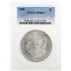 Image 1 : 1880 $1 Morgan Silver Dollar Coin PCGS MS66+