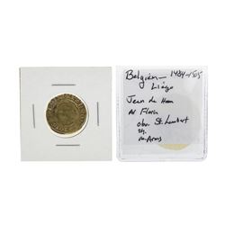 1484-1505 Belgium Liege Jean De Hoorn Gold Coin