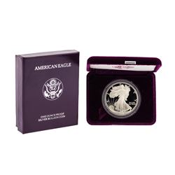 1992 1oz American Silver Eagle Proof Coin with Box
