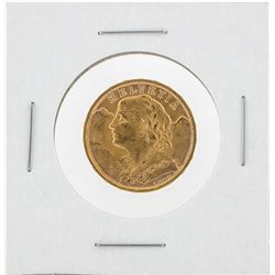 1927-B Swiss 20 Francs Helvetia Gold Coin