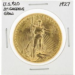 1927 $20 St. Gaudens Double Eagle Gold Coin