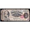 Image 1 : 1891 $1 Silver Certificate Martha Washington Note