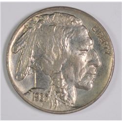 1937 BUFFALO NICKEL, GEM BU