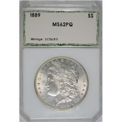 1889 MORGAN SILVER DOLLAR, PCI CHOICE BU