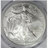 Image 2 : 2005 AMERICAN SILVER EAGLE, PCGS MS-70  PCGS PRICE GUIDE=300.00
